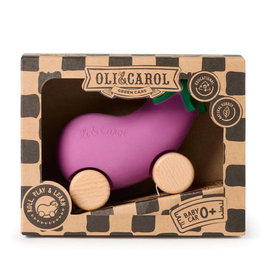 Oli&Carol - Macchinina - Emma The Eggplant Baby Car - Melanzana