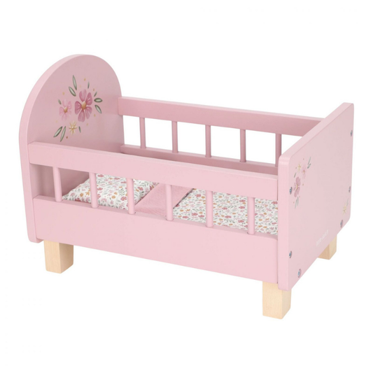 Little Dutch - Lettino per le bambole con set coperta e cuscino - Essentials