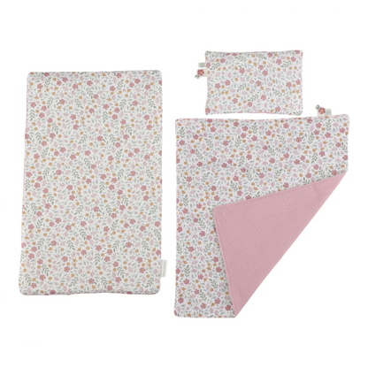 Little Dutch - Lettino per le bambole con set coperta e cuscino - Essentials