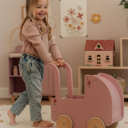 Little Dutch - Carrozzina per bambole in legno - Essentials