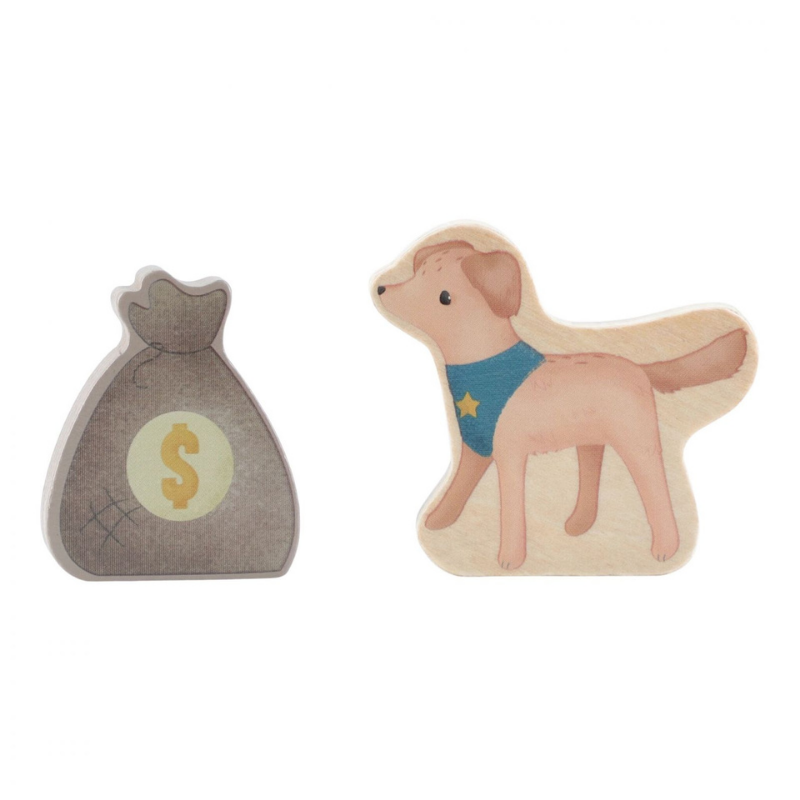 Little Dutch - Macchina della Polizia Grande con personaggi - Essentials