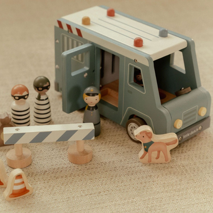 Little Dutch - Macchina della Polizia Grande con personaggi - Essentials
