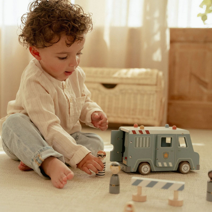 Little Dutch - Macchina della Polizia Grande con personaggi - Essentials
