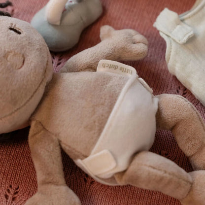 Little Dutch - Set babycare con bambola morbida culla e accessori - Evi GRS