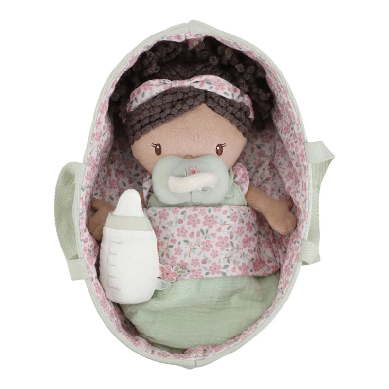 Little Dutch - Set babycare con bambola morbida culla e accessori - Evi GRS