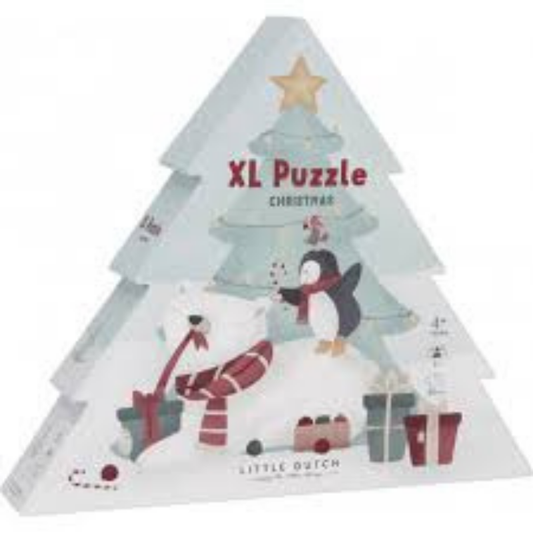 Little Dutch - Maxi Puzzle XL Albero di Natale 35 Pezzi - Natale