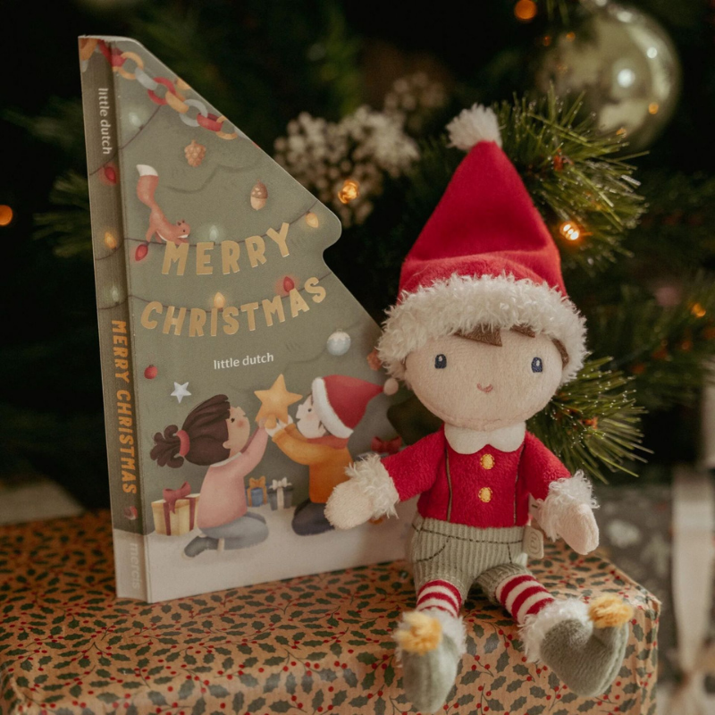 Little Dutch - Libro di Natale con pupazzo Jim - Natale