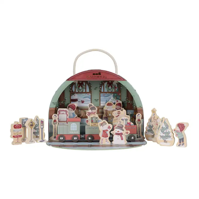 Little Dutch - Calendario dell'Avvento in Legno - 24 regali - Natale