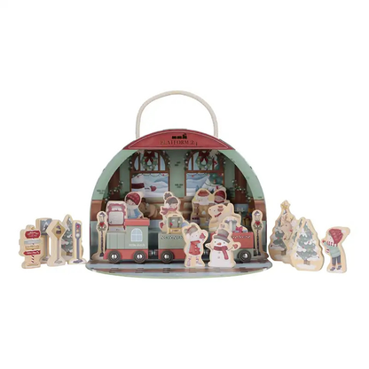 Little Dutch - Calendario dell'Avvento in Legno - 24 regali - Natale