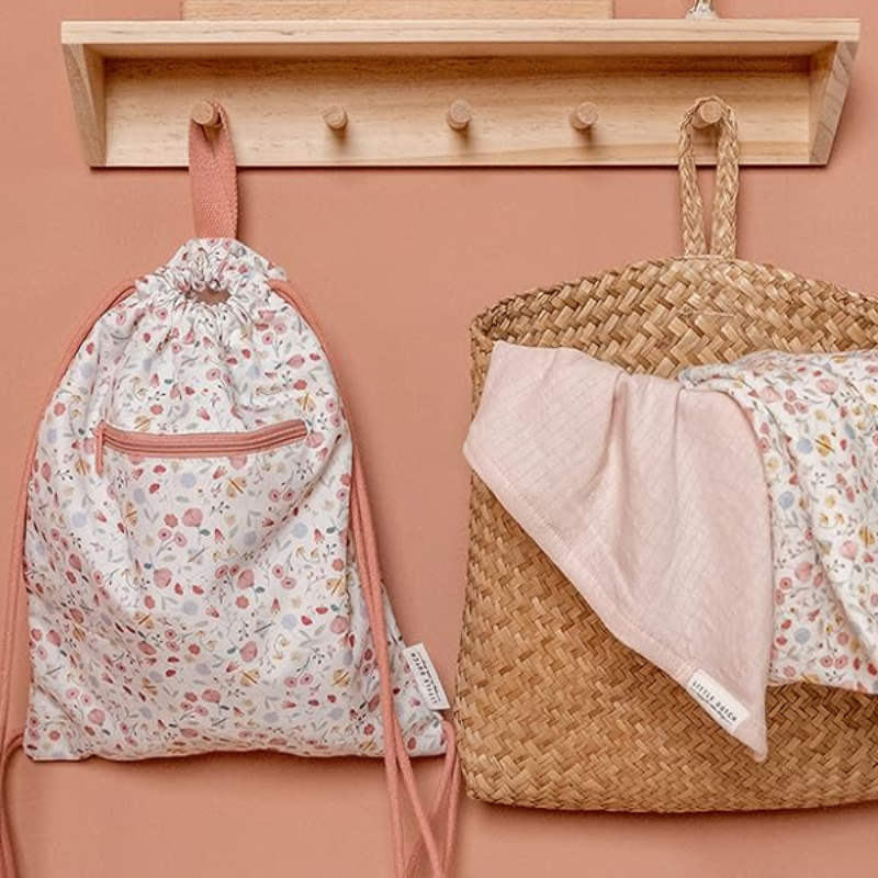 Little Dutch - Sacchetta con Lacci in PET riciclato - Flowers & Butterflies