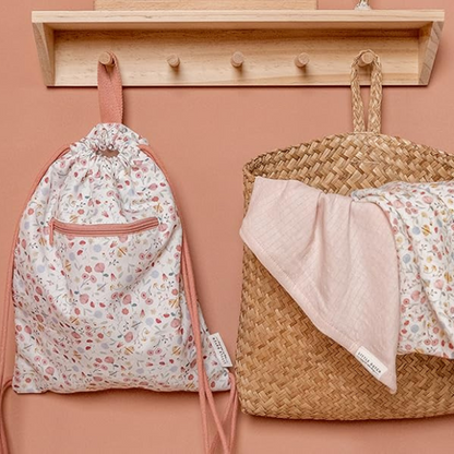 Little Dutch - Sacchetta con Lacci in PET riciclato - Flowers & Butterflies
