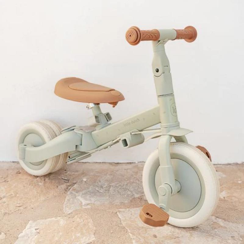 Little Dutch - Triciclo Evolutivo 4 in 1 Kaya-Balance - Verde