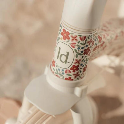 Little Dutch - Triciclo Evolutivo 4 in 1 Kaya-Balance - Bianco con Fiorellini