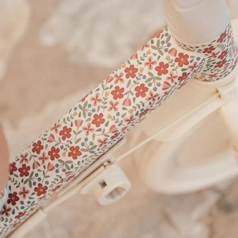 Little Dutch - Triciclo Evolutivo 4 in 1 Kaya-Balance - Bianco con Fiorellini