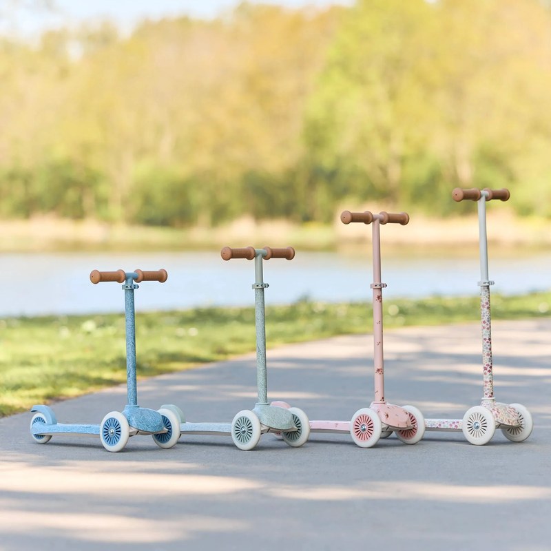 Monopattino 3 ruote Little Dutch Safari Dreams blu - tutti i colori della collezione
