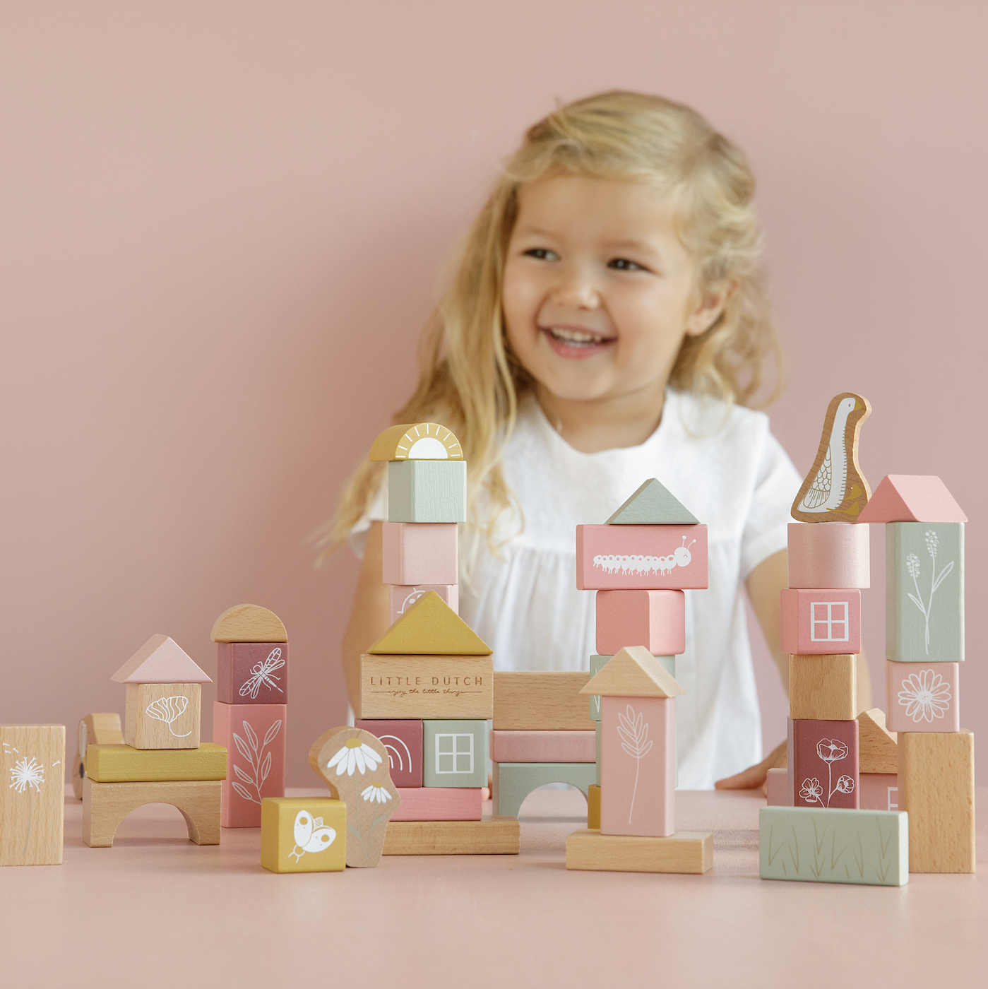 Little Dutch - Buliding Blocks Costruzioni - Rosa