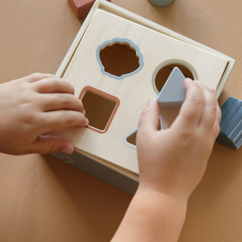 Little Dutch - Cubo con forme ad incastro - Blu