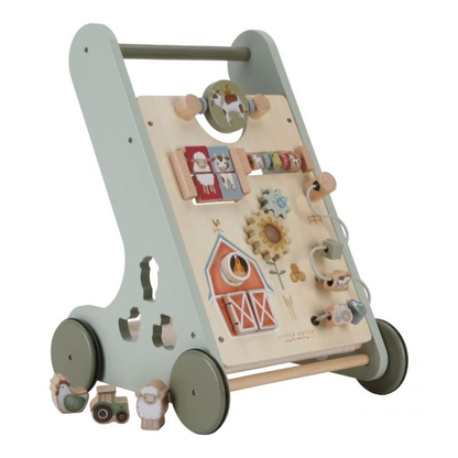 Little Dutch - Baby walker Pirmipassi multi-attività - Little Farm