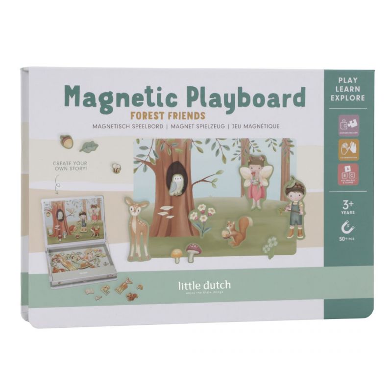 Little Dutch - Gioco magnetico - playboard magnetic - Forest Friends