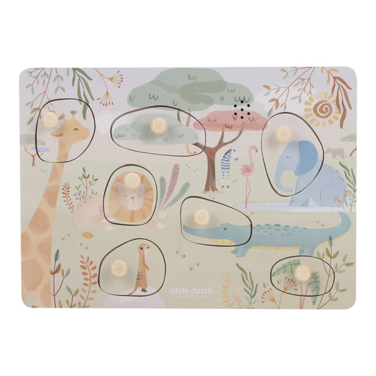 Puzzle sonoro in legno Little Dutch