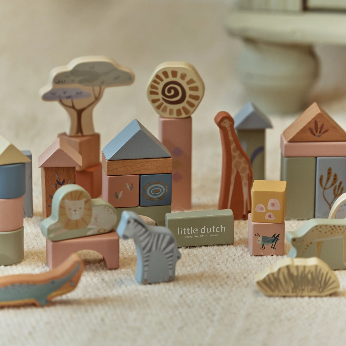 Cubetti da costruzione Little Dutch, particolare