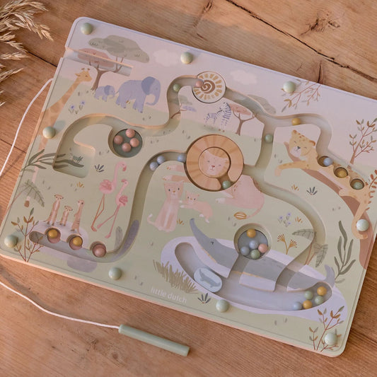 Labirinto magnetico in legno Little Dutch