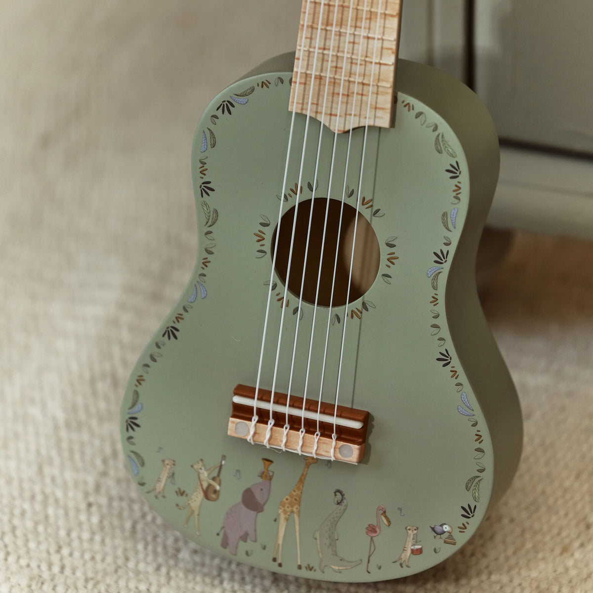 Chitarra in legno Little Dutch verde, altra foto