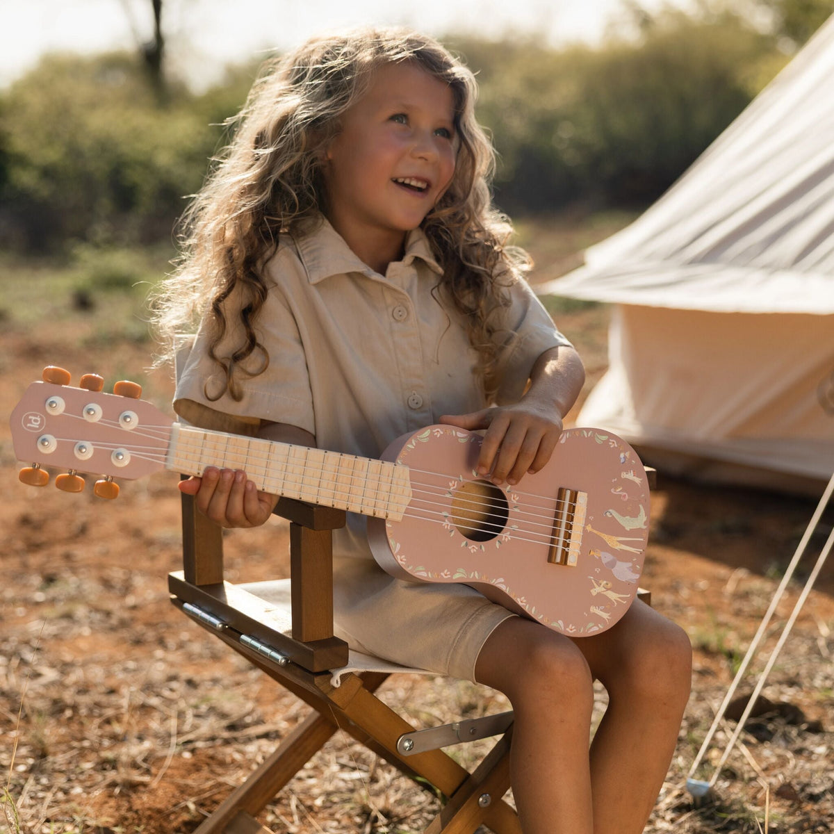 Chitarra giocattolo Little Dutch rosa, idea regalo