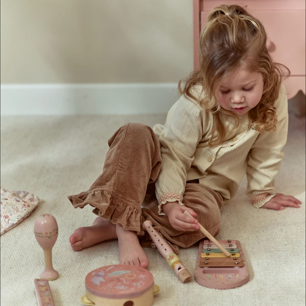 Set musicale Little Dutch Rosa, dettaglio prodotto