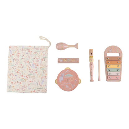 Set musicale Little Dutch Rosa, particolare