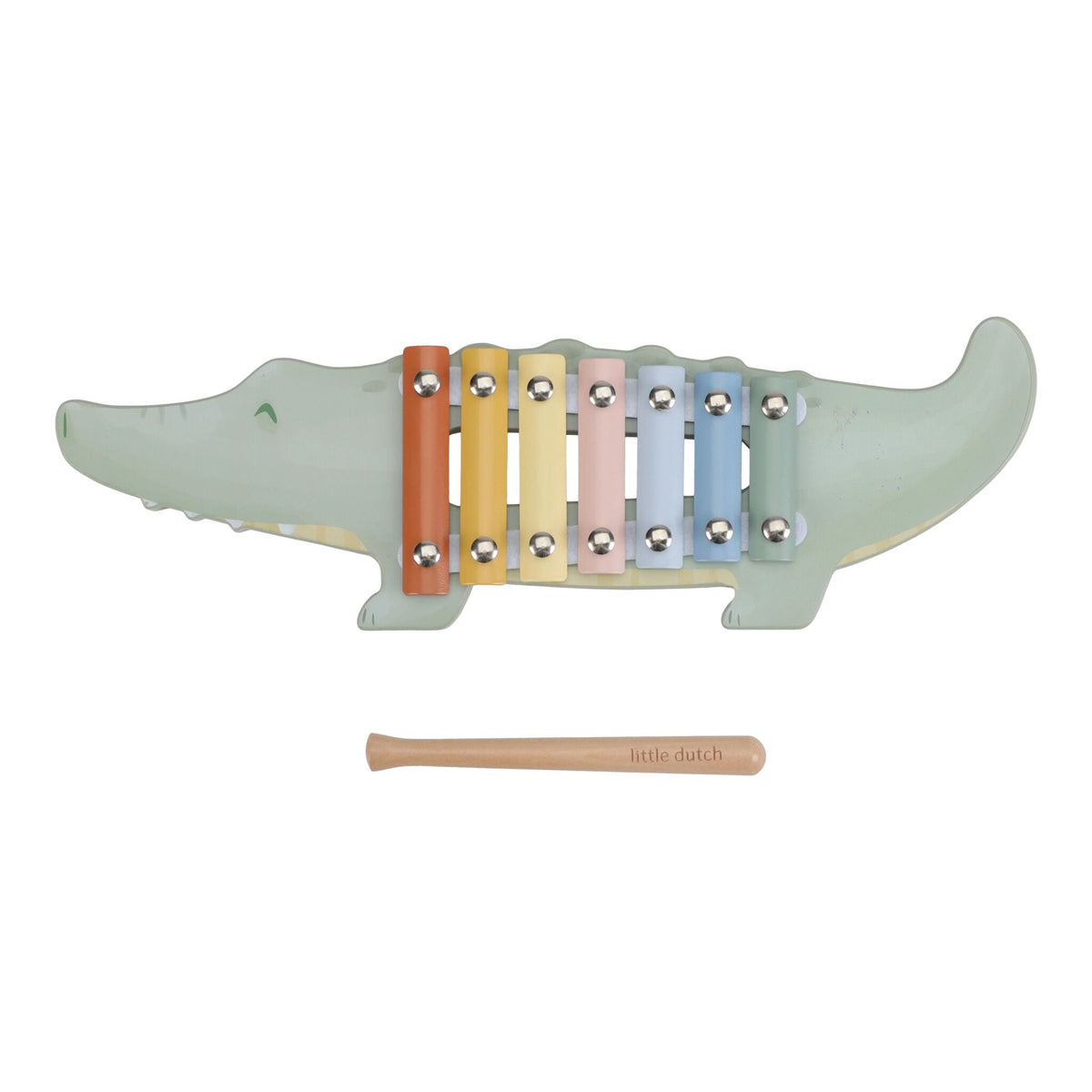 Xilofono in legno Little Dutch a forma di coccodrillo
