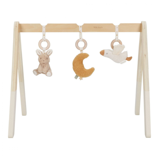Little Dutch - Palestrina in legno - bianca - Newborn Naturals