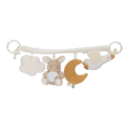 Little Dutch - Gioco multi attività da passeggino - bianco - Newborn Naturals