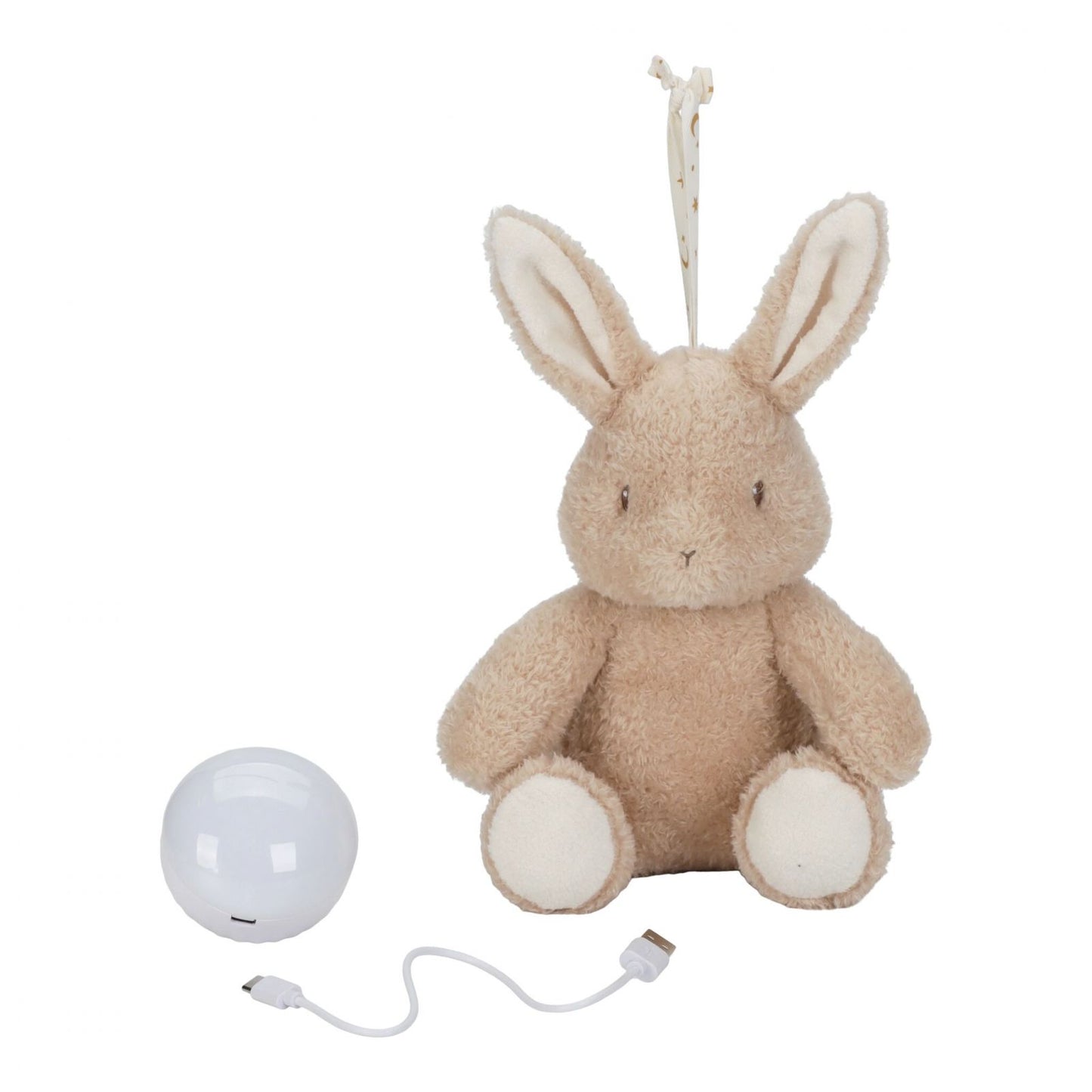 Little Dutch - Peluche Luce Notturna con Suoni Baby Bunny - Little Goose
