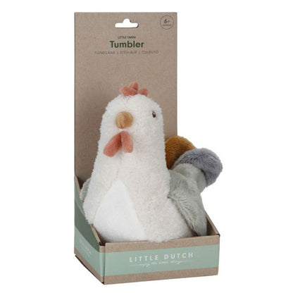 Little Dutch - Sonaglio a dondolo tumbler - gallo - Little Farm