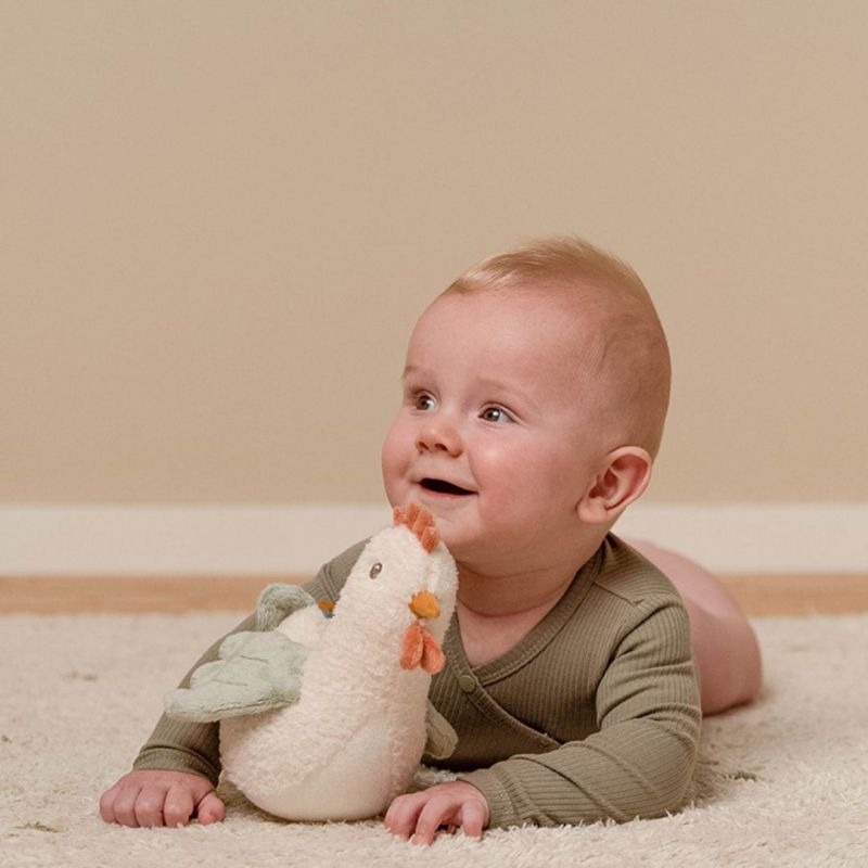 Little Dutch - Sonaglio a dondolo tumbler - gallo - Little Farm