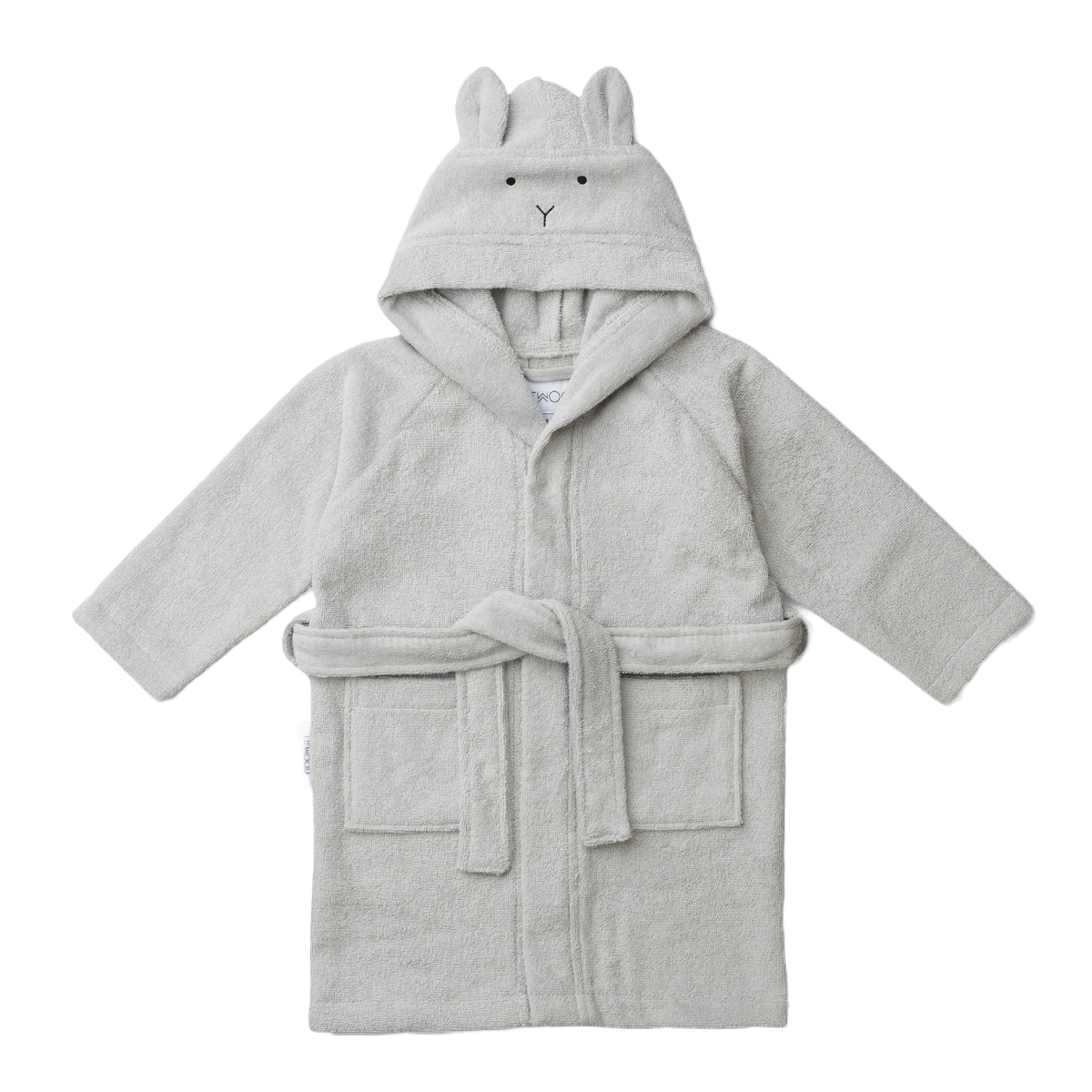 Liewood Accappatoio Lily Coniglio Grigio | Morbido Cotone Bio