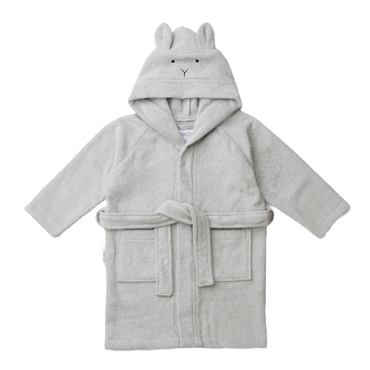 Liewood Accappatoio Lily Coniglio Grigio | Morbido Cotone Bio