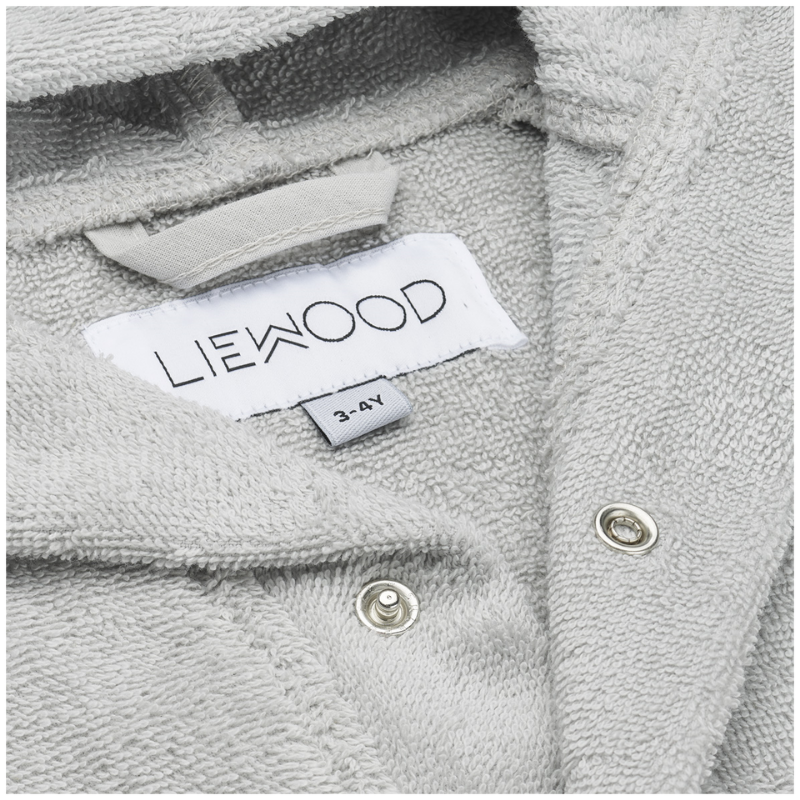 Liewood Accappatoio Lily Coniglio Grigio | Morbido Cotone Bio