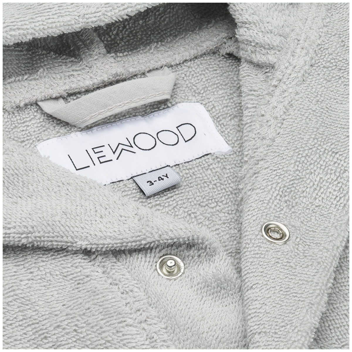 Liewood Accappatoio Lily Coniglio Grigio | Morbido Cotone Bio
