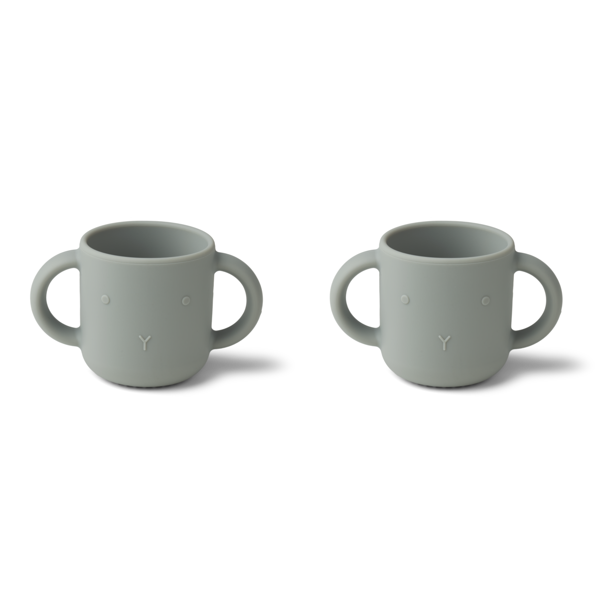 Liewood - Gene - 2-pack Tazza in Silicone - Coniglio blu