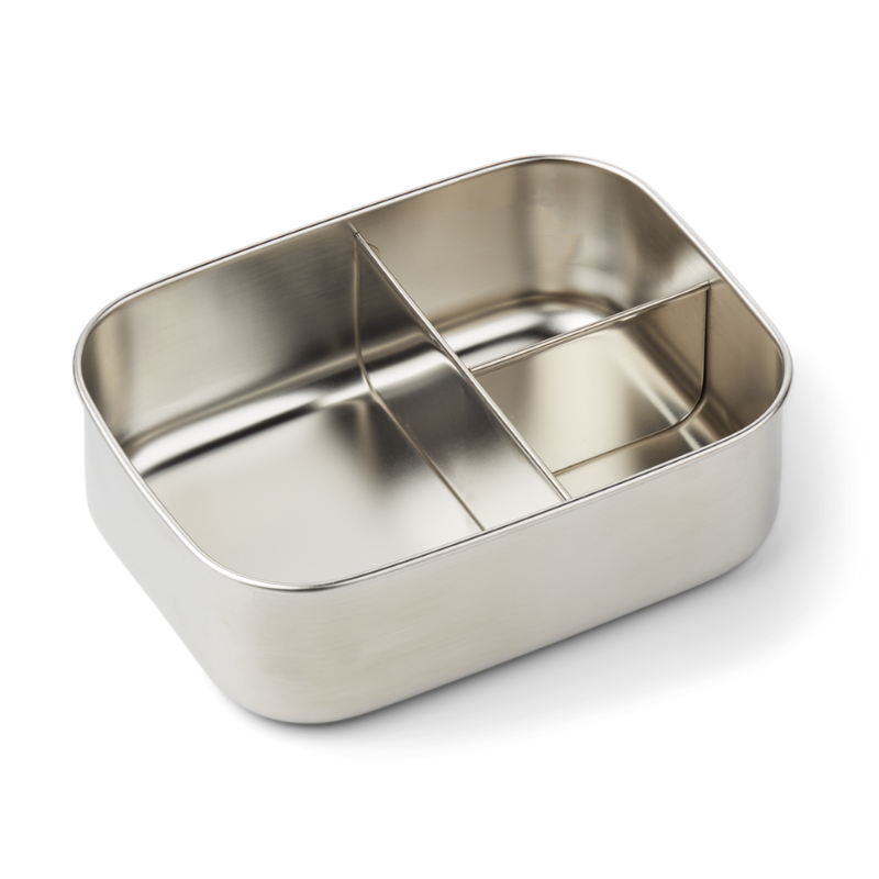 Liewood Arthur Lunchbox Orso Blu | Contenitore Pappa Merenda Alluminio BPA Free