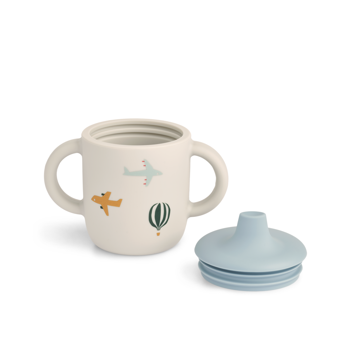 Liewood - Neil - Sippy Cup - Bicchiere in Silicone con Beccuccio - Aviatori
