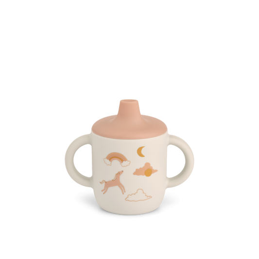 Liewood - Neil - Sippy Cup - Bicchiere in Silicone con Beccuccio - Sogni
