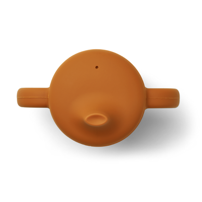 Liewood Neil Sippy Cup Senape | Bicchiere Silicone Beccuccio Bimbi