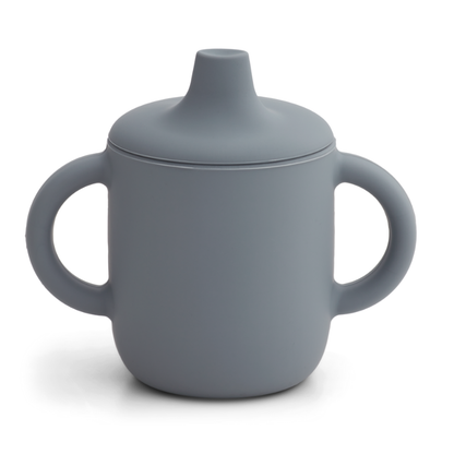 Liewood Neil Sippy Cup Blu | Bicchiere Silicone Beccuccio Bimbi