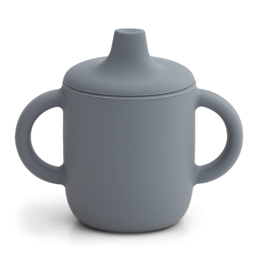 Liewood Neil Sippy Cup Blu | Bicchiere Silicone Beccuccio Bimbi