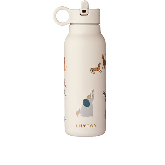 Liewood - Falk - Borraccia termica in acciaio 350ml - Animali Safari