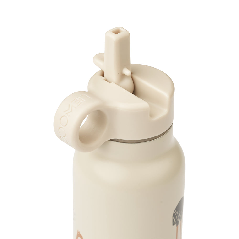 Liewood - Falk - Borraccia termica in acciaio 350ml - Animali Safari