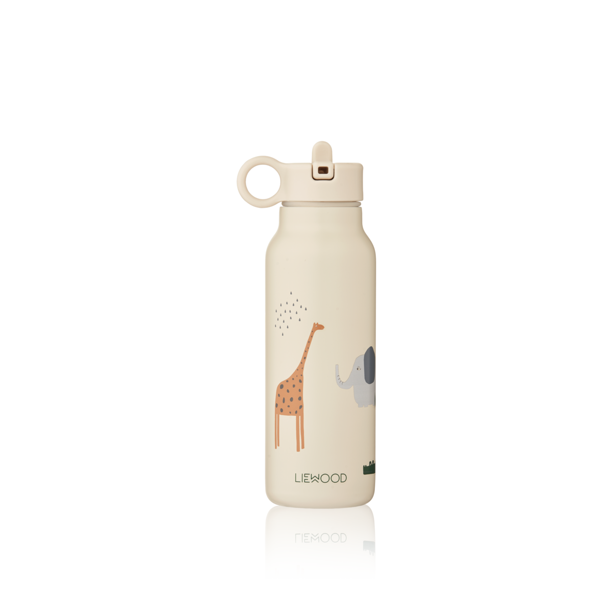 Liewood - Falk - Borraccia termica in acciaio 350ml - Animali Safari